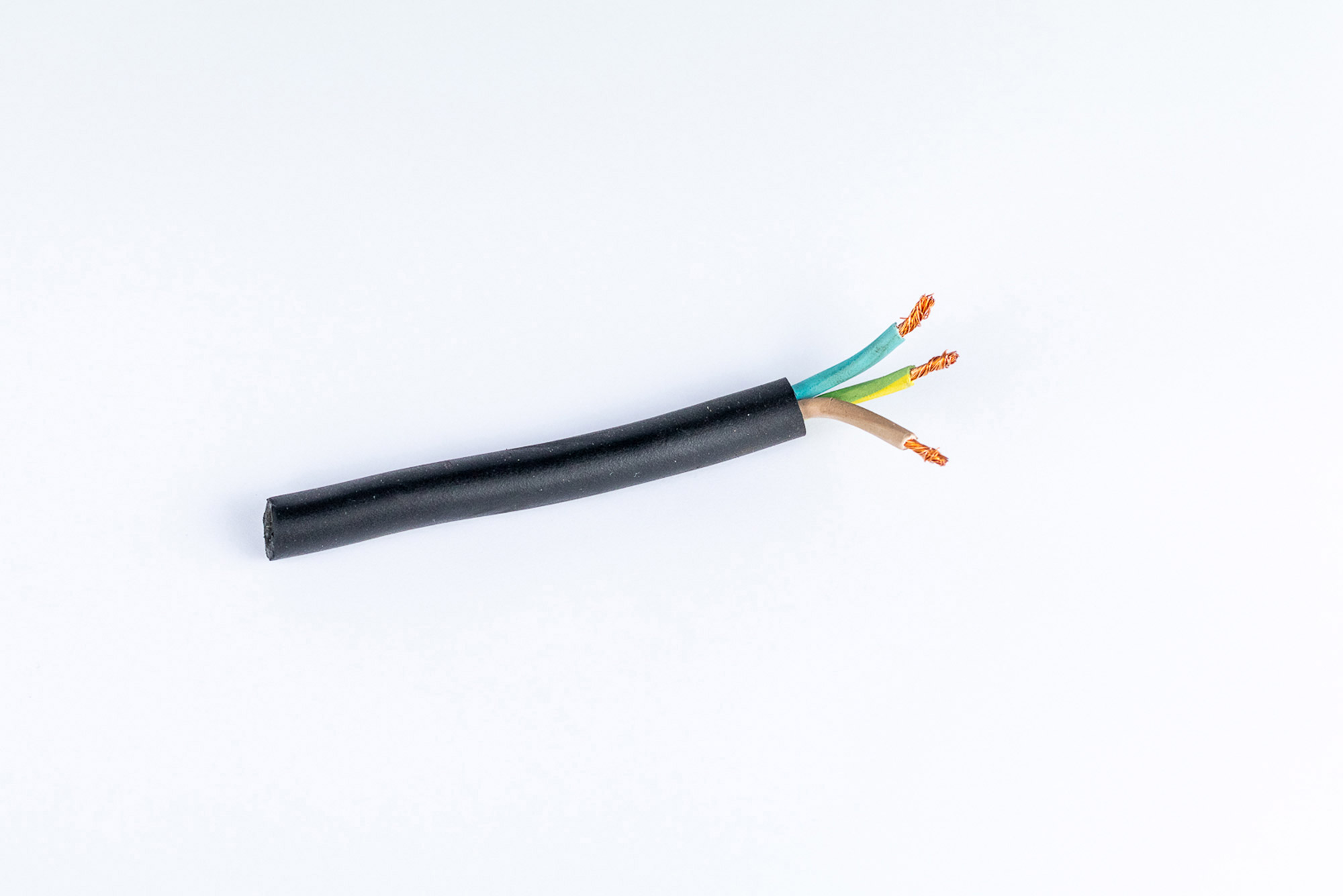 Câble électrique souple H07RNF 3G 2.5mm2 - Vente au mètre linéaire